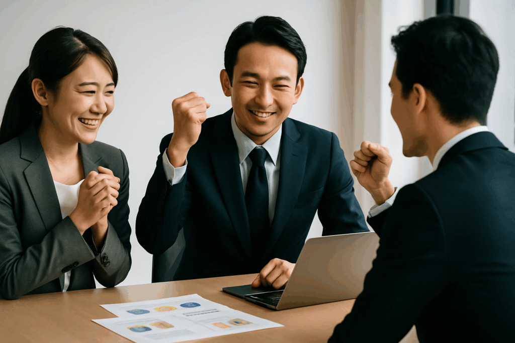 採用がうまくいった喜び