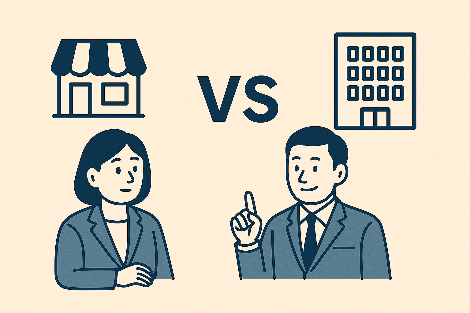 実践事例:中小企業と大手企業の違い